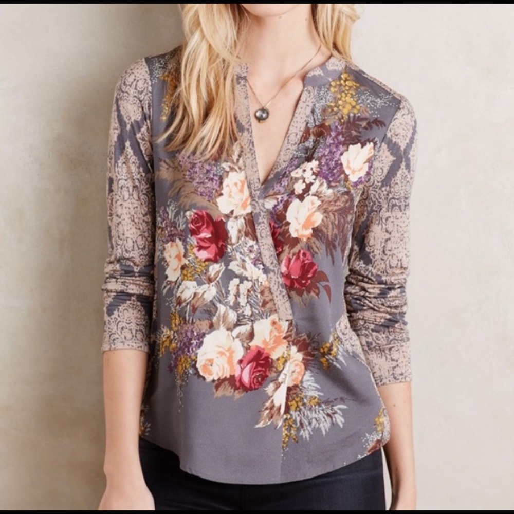 Anthropologie Tiny Multi Color Blouse